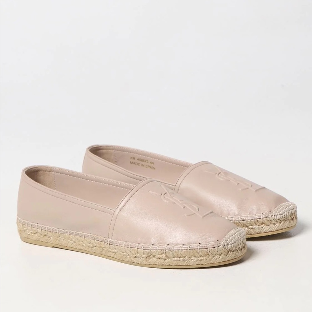 Saint Laurent Leather Espadrilles